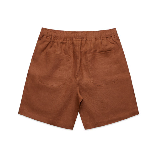 CLAY - BACK linen-shorts-18"-clay-back